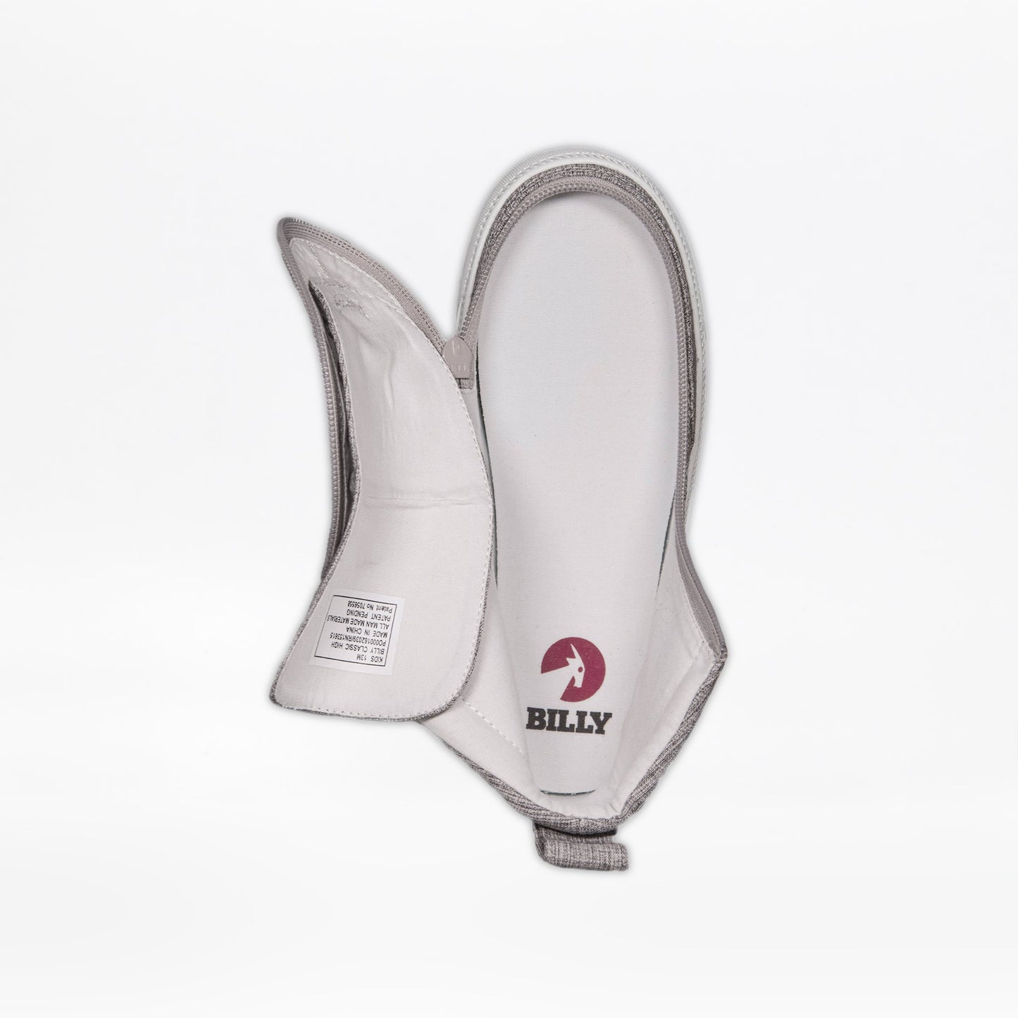 Grey Jersey BILLY Classic Lace High