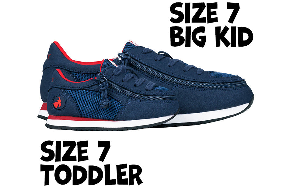 Navy/Red BILLY Joggers - BILLY Footwear