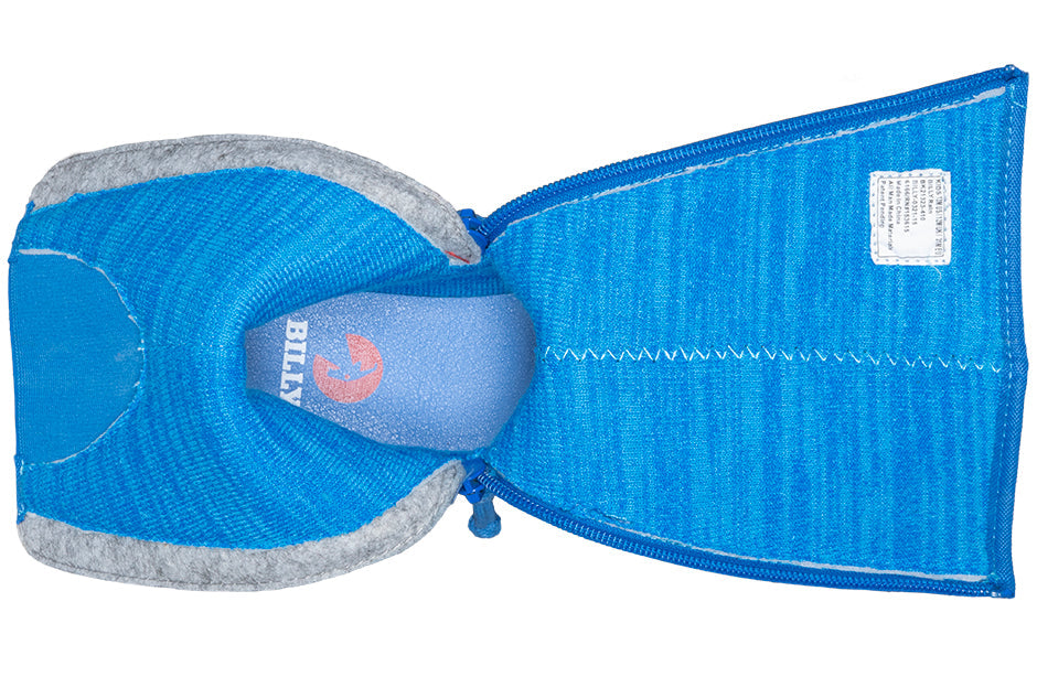 Navy Rain Boots, zipper shoes, like velcro, that are adaptive, accessible, inclusive and use universal design to accommodate an afo. BILLY Footwear is medium and wide width, M, D and EEE, are comfortable, and come in toddler, kids, mens, and womens sizing.