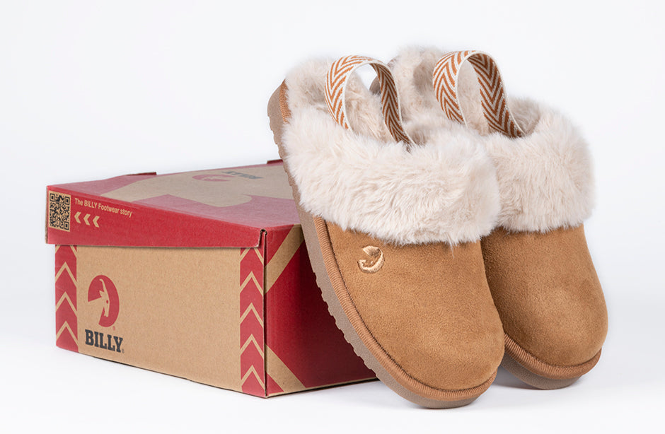 Chestnut BILLY Cozy Sling Scuff