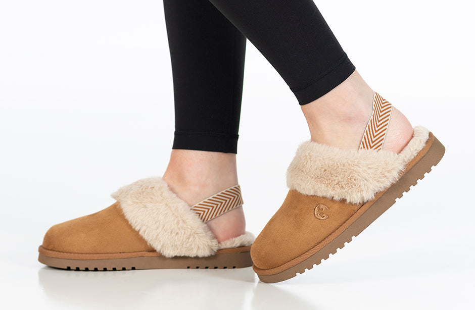 Chestnut BILLY Cozy Sling Scuff