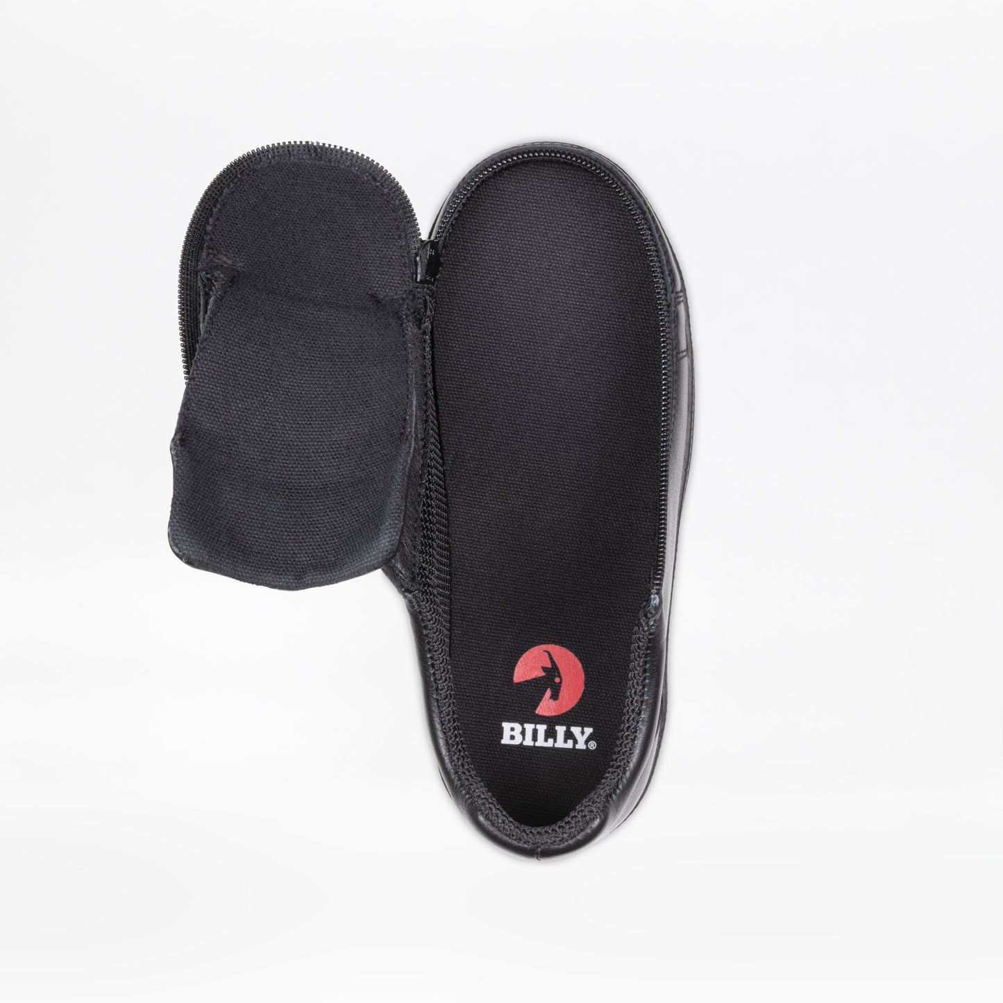 BILLY Classic D|R II Low aus schwarzem Leder