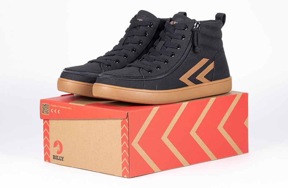 Men's Black/Gum BILLY CS Sneaker High Tops