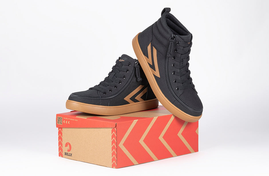 Men's Black/Gum BILLY CS Sneaker High Tops