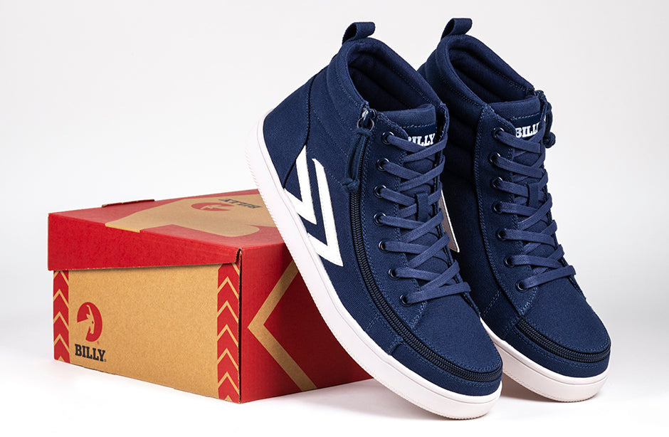 Men's Navy/White BILLY CS Sneaker High Tops