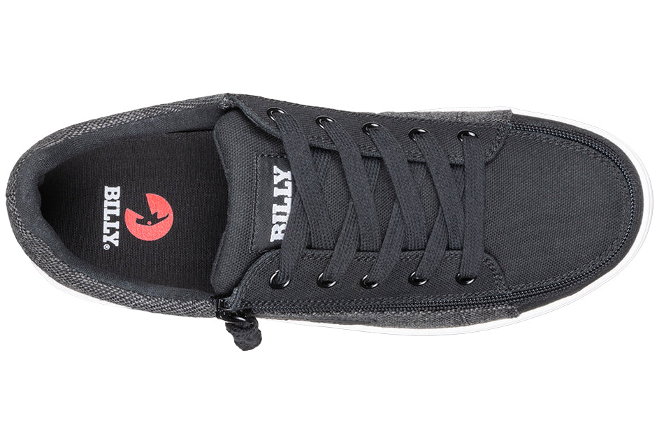 Men's Black/Grey Felt BILLY CS Street Low Tops