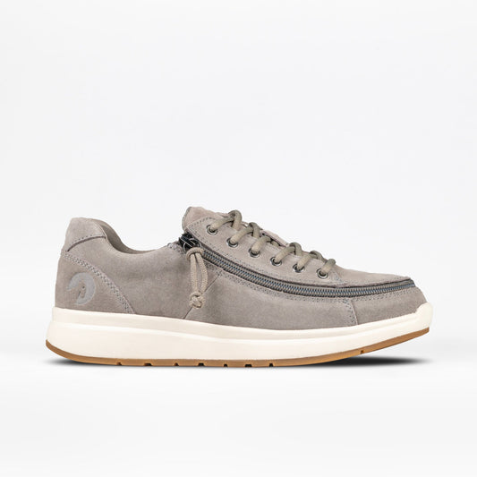 Women's Grey Suede BILLY Comfort Low