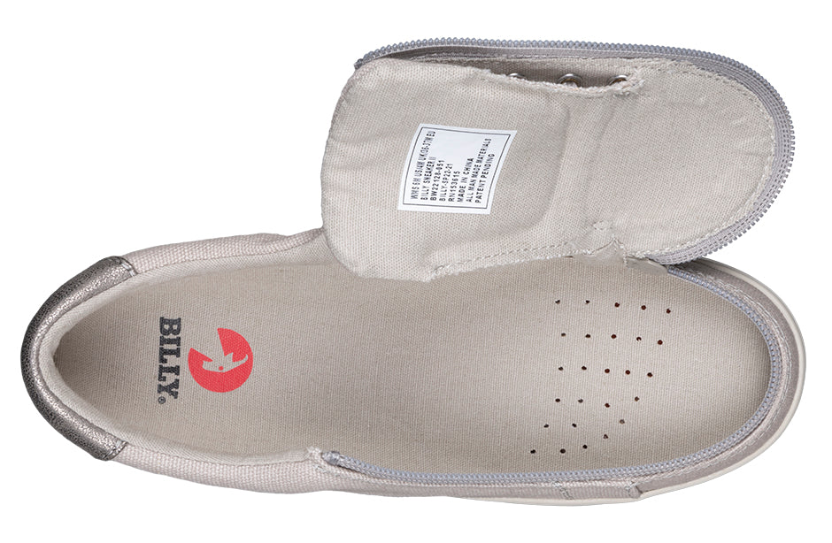 Women's Light Grey BILLY Sneaker Low Tops