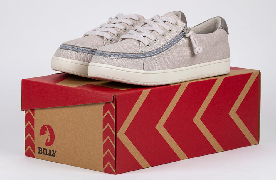 Women's Light Grey BILLY Sneaker Low Tops