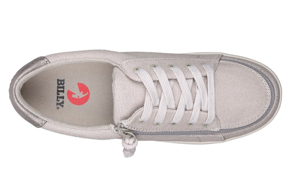 Women's Light Grey BILLY Sneaker Low Tops
