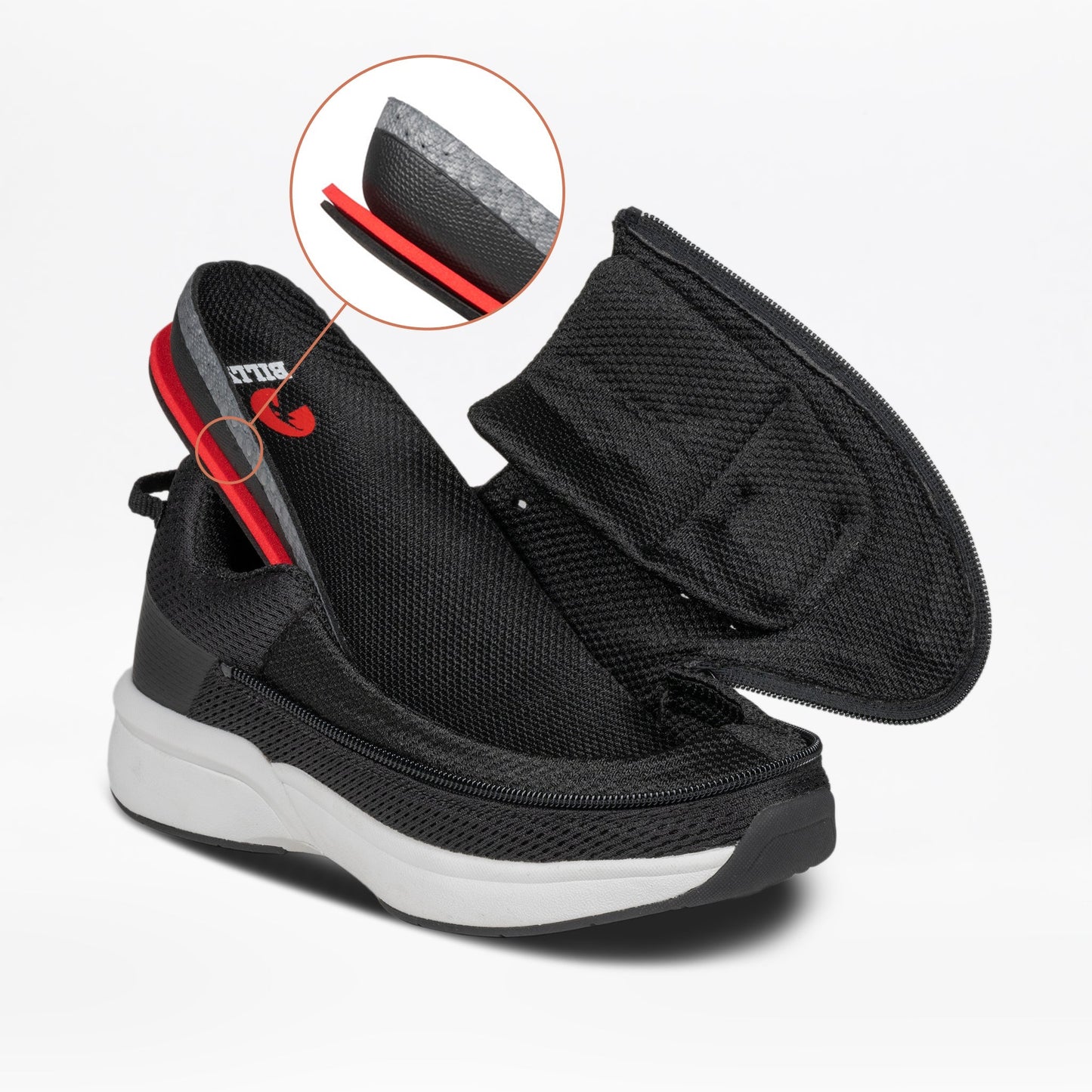 Women's Black BILLY OrthoEase, extraweit