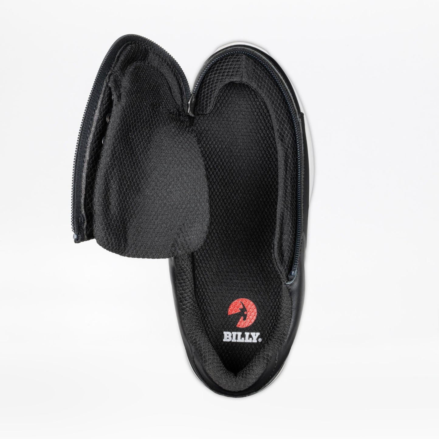 Damen BILLY Comfort Plüsch aus schwarzem Leder