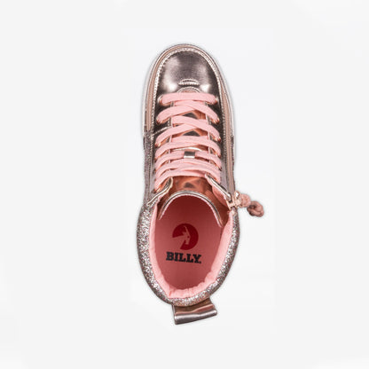 BILLY Classic Lace High mit Einhorn-Motiv in Roségold