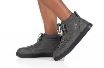 Billy Street High-Tops aus Jersey in Anthrazit