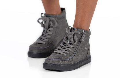 Billy Street High-Tops aus Jersey in Anthrazit