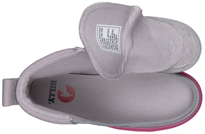 Grau/Rosa BILLY Klassische High-Tops aus Spitze