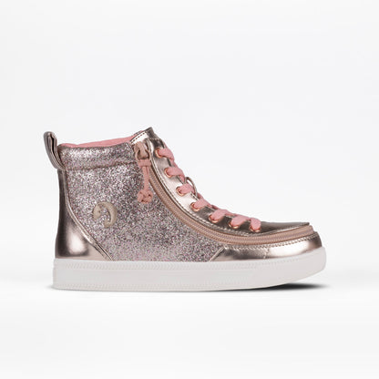 BILLY Classic Lace High mit Einhorn-Motiv in Roségold