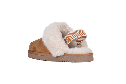 Kastanienbrauner BILLY Cozy Sling Scuff