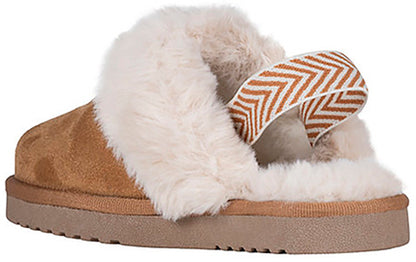 Kastanienbrauner BILLY Cozy Sling Scuff