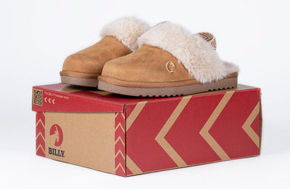 Kastanienbrauner BILLY Cozy Sling Scuff