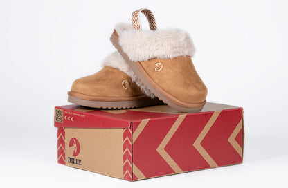 Kastanienbrauner BILLY Cozy Sling Scuff