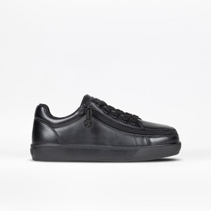 BILLY Classic D|R II Low aus schwarzem Leder