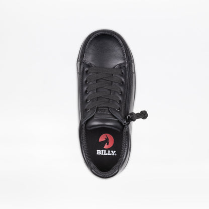 BILLY Classic D|R II Low aus schwarzem Leder