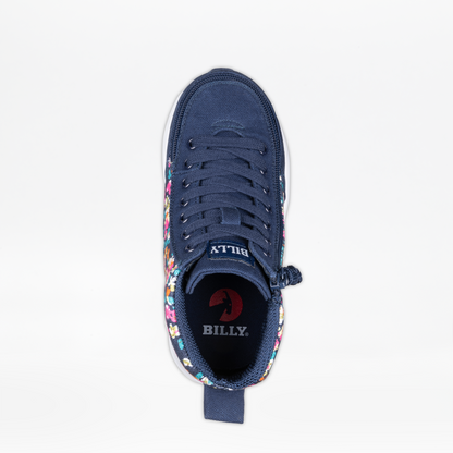 Marineblauer Blumendruck BILLY Goose Classic High