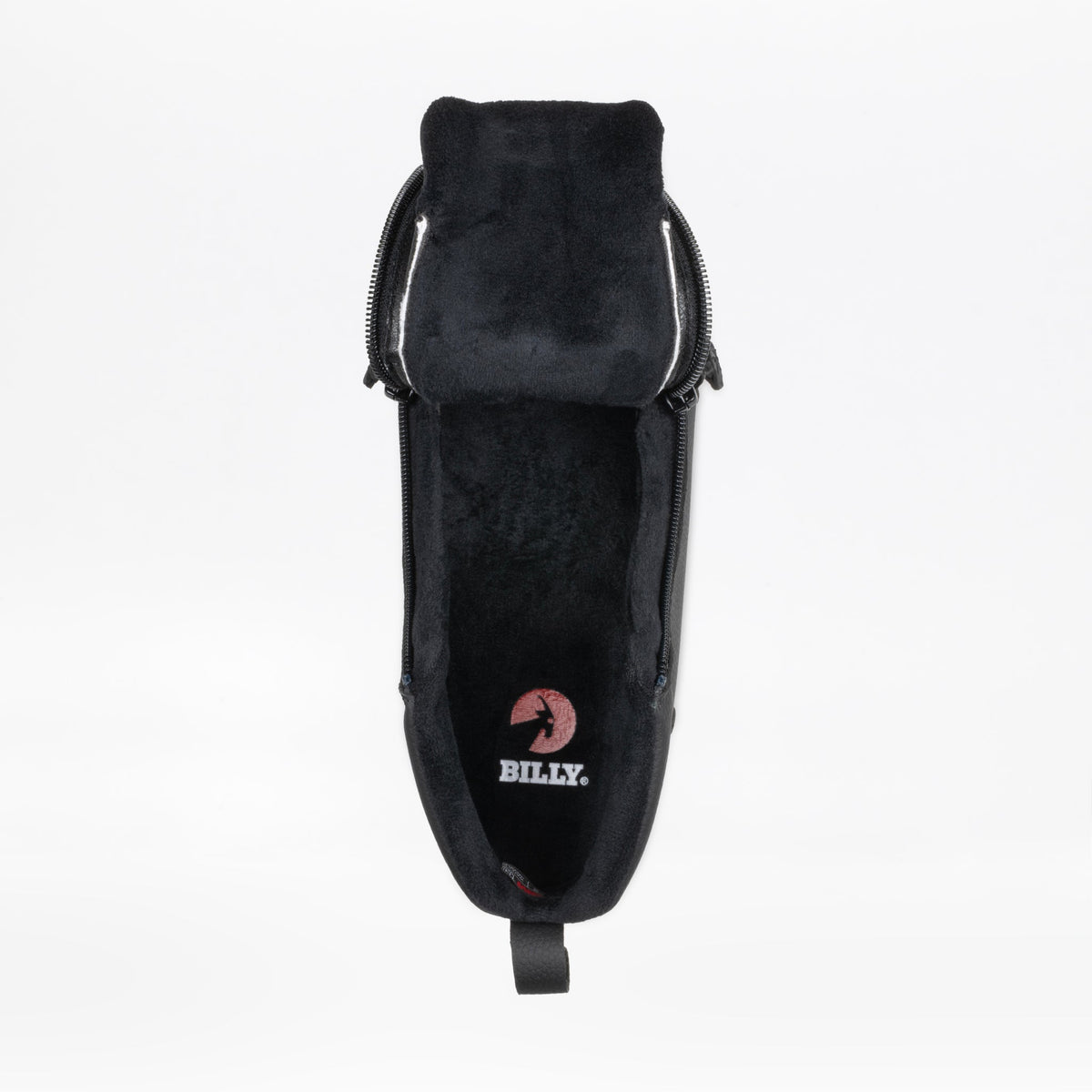 Women's Black Leather BILLY Cozy Goat