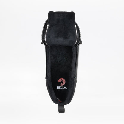 Women's Black Leather BILLY Cozy Goat