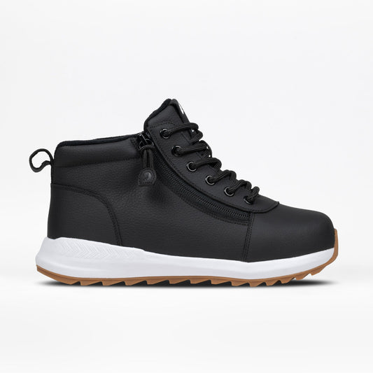 Women's Black Leather BILLY Cozy Goat