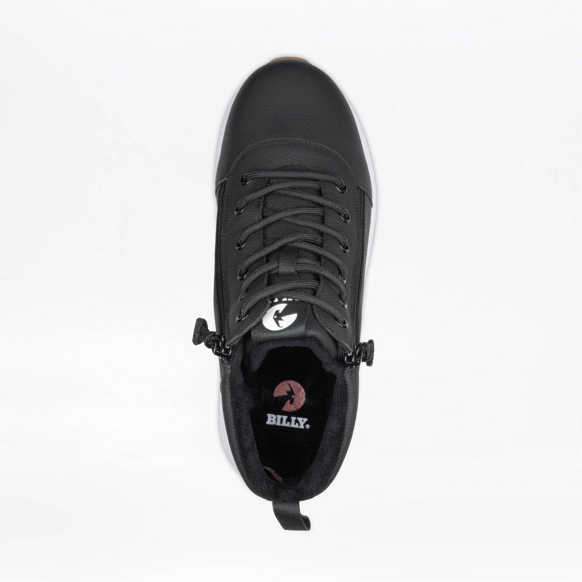 Men's Black Leather BILLY Cozy Goat
