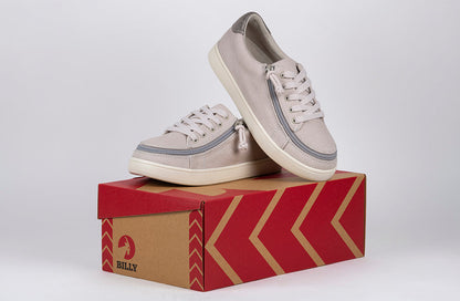 Women's Light Grey BILLY Sneaker Low Tops