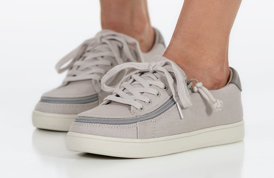 Women's Light Grey BILLY Sneaker Low Tops