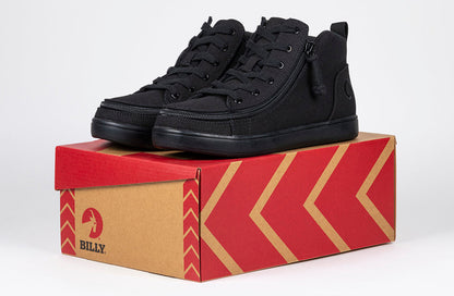Damen Schwarz to the Floor BILLY Sneaker Lace Mid Tops