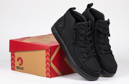 Damen Schwarz to the Floor BILLY Sneaker Lace Mid Tops
