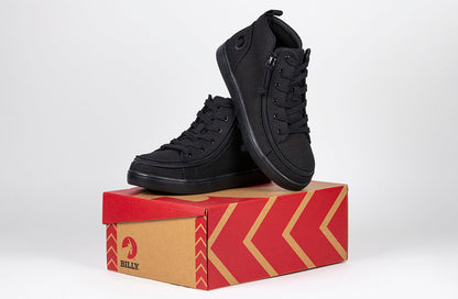 Damen Schwarz to the Floor BILLY Sneaker Lace Mid Tops