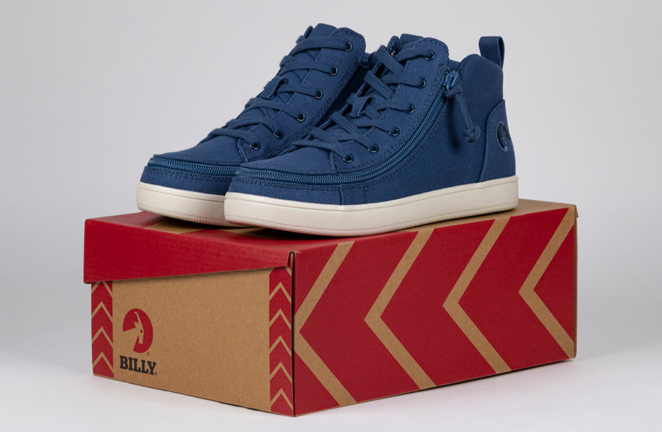 Damen Beach Blue BILLY Sneaker Lace Mid Tops