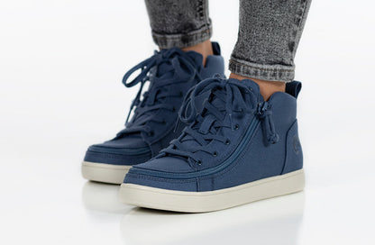 Damen Beach Blue BILLY Sneaker Lace Mid Tops