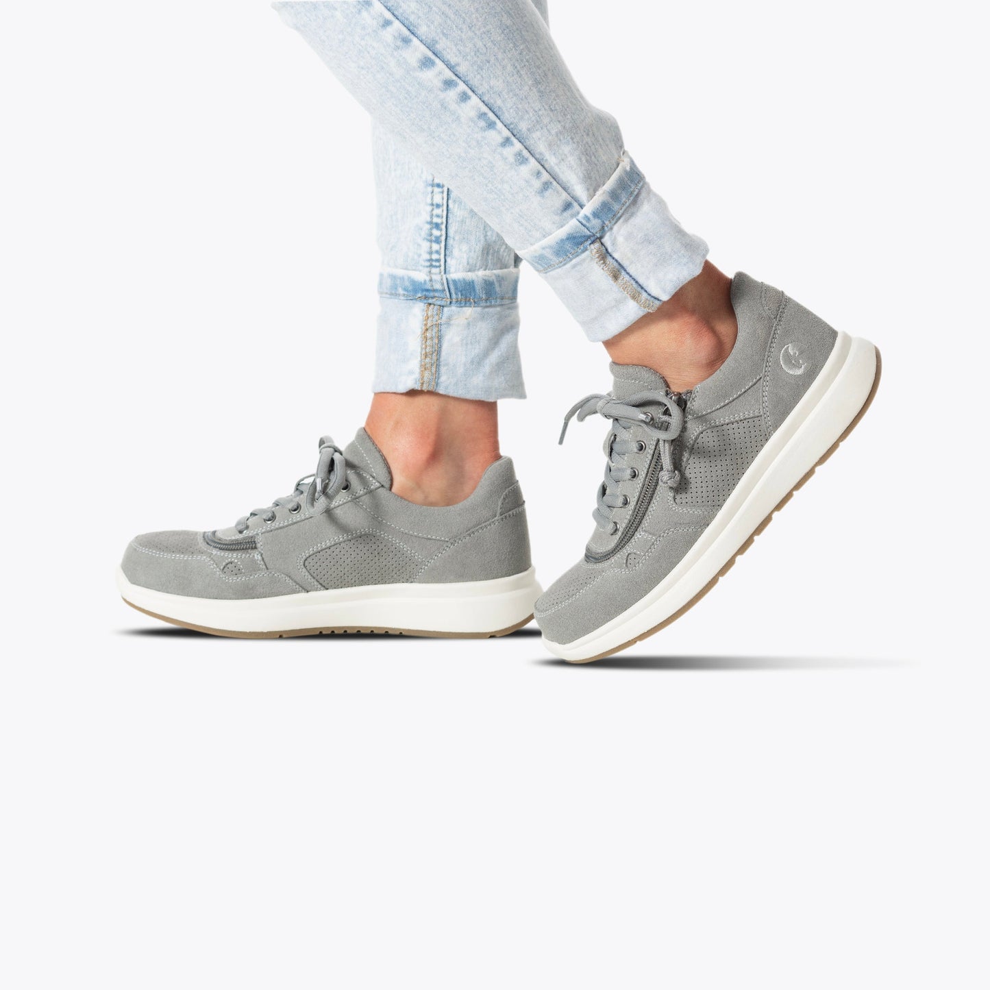 Graue BILLY Comfort Jogger aus Wildleder für Damen